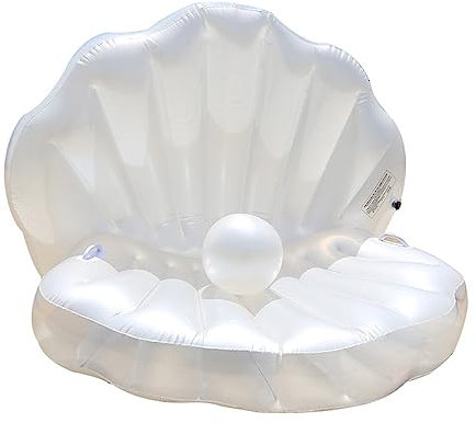 Frdun Baignoire gonflable portable, pour couple, baignoire épaisse à 3 couches, baignoire pliable épaisse de grande taille pour piscine domestique adulte (en forme de coquille)