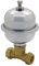 Shock Arrestor 0.16L Mini Expansion Vessel, 15mm Tee, Stainless Steel, Prevents Noisy Pipes, WRAS Approved, 135mm Height, 80mm Diameter (Shock Arrestor + 15mm Tee)