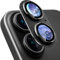CloudValley [2 Pack für iPhone 16 /iPhone 16 Plus Kamera-Objektiv-Schutz, [AR+AF 98% Transmittance] [Full Coverage] Ultra-HD Gehärtetes Glas-Abdeckung, Metall Bildschirm Schutz, Schwarz