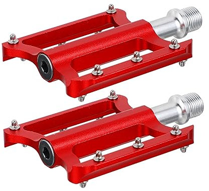 WHAMVOX 1paar Aluminium Fahrradpedale rutschfest Flach Geeignet Für Mountainbikes Rennräder Und Stadtfahrräder Mit Großem Trittbereich Für Bessere Stabilität Und Komfort