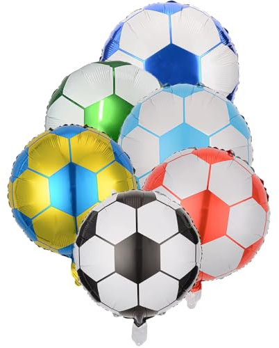 DIWULI Fußball Luftballons - Party Kinder-Geburtstag Deko