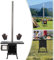 DSYOGX Four à bois portable, petit four à bois, réchaud de camping, réchaud de camping en acier au carbone compact pour la pêche, le camping, la chasse, la cuisine