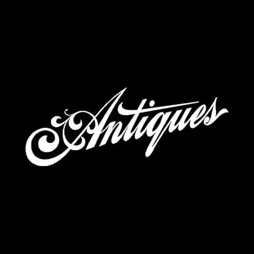 CHSLO Autoaufkleber 18 cm * 6,9 cm Antik Wort Mode Vinyl Auto Fenster Aufkleber Aufkleber Schwarz Silber Dekoration