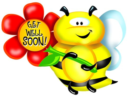 Get Well Soon Folienballon Dekoration, 86,4 cm, Luft- oder Heliumkompatibel