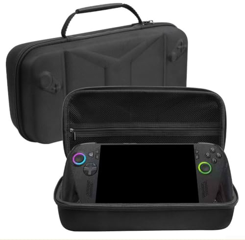 GANCEI Tragetasche für Steam Deck/Nintendo Switch 2/Rog (X)/MSI Claw 8/7 AI+, schützende Schultertasche mit Taschen, passend für Konsole, AC-Adapter, Dock