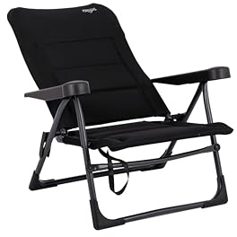 Crespo - Strandstuhl - AP/205 - Air-Deluxe - Schwarz