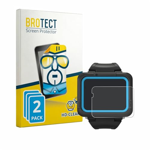 BROTECT Schutzfolie für Shearwater PEREGRINE dive computer | 2 Stück Transparenter Displayschutz Made in Germany Klare Displayschutz-Folie Clear Einfache Montage Case-Friendly