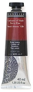 Sennelier Artists' Oil Color, 40ml Tube, Carmine Red S4