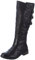 Remonte R3370, Stivali Alti Donna, Nero (Asphalt), 37 EU