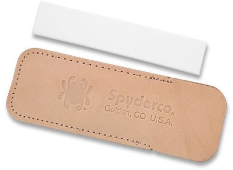 Spyderco Unisex – Erwachsene Messerschärfer Pocket Stone Fine Schärfgerät, grau, 10