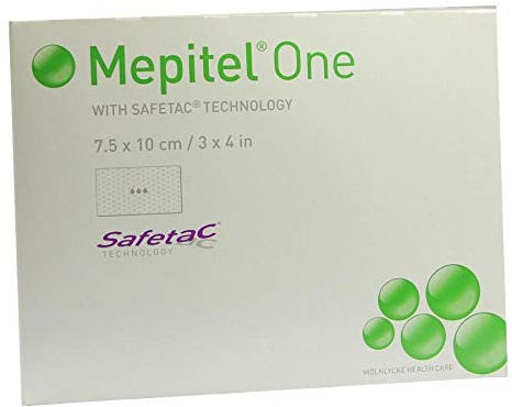 MEPITEL One 7,5x10 cm Silikon Netzverband 10 St