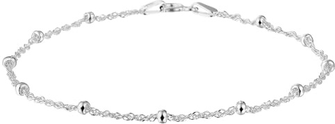 Lucardi - Damen Armband mit Plattierung - Schmuck - Geschenke für Frauen - Silber