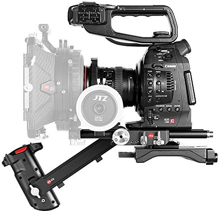 JTZ DP30 Camera Cage Baseplate Shoulder Rig for Canon EOS C100 C300 C500 Mark II