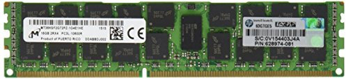 HP 627812-B21 Arbeitsspeicher (16 GB, 1.16 GB, 2RX4 PC3L-10600R, DDR3-1333MHZ Speicher, Zertifiziert generalüberholt)