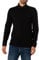 Armani Exchange Polo piqué à Manches Longues, Noir, Medium Homme