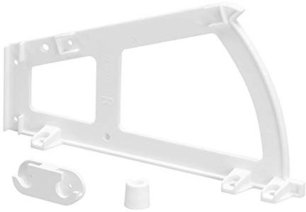 Kippbeschlag reinweiß für Schuhschränke mit einem Fach Drehbeschlag Schuhablage Schuhschrankbeschlag zum Einbau in Schuhschrank von SO-TECH