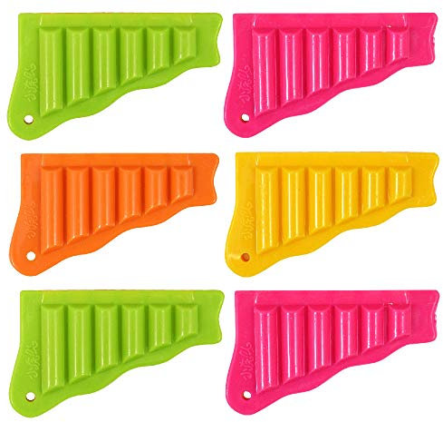 HENBRANDT 10 X Mini Pan Pipes Flute Whistle