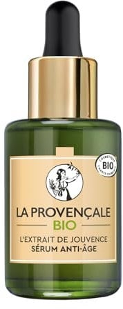 La Provençale Oleo-Jeunesse - Sérum Booster d'Hydratation Anti-âge - Omégas d'huile d'Olive verte & Acide hyaluronique - Tous types de peaux - Efficacité Prouvée - 30 ml