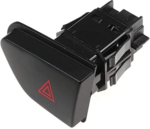Commande Interrupteur Bouton de Warning Feux de Detresse compatible pour Clio IV, Captur, Zoe, Duster