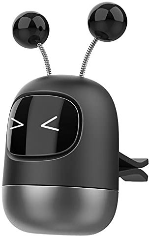 Clenp Auto-Lufterfrischer, Automobilluft-Erfrischungsfrau-Cartoon-Roboter-Silikon-Fahrzeuge Luft-Vent-Clip-Parfüm-Duft für Männer Frauen Tolles Geburtstagsgeschenke EIN 6cm x 6 cm x 3 cm