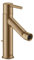 hansgrohe AXOR Starck Einhebel-Bidetmischer mit Hebelgriff und Zugstangen-Ablaufgarnitur, 10214140, Farbe: Brushed Bronze
