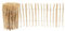 Garmix Staketenzaun Holzzaun Holzlamellen Gartenzaun 5m (60cm 4-5cm)