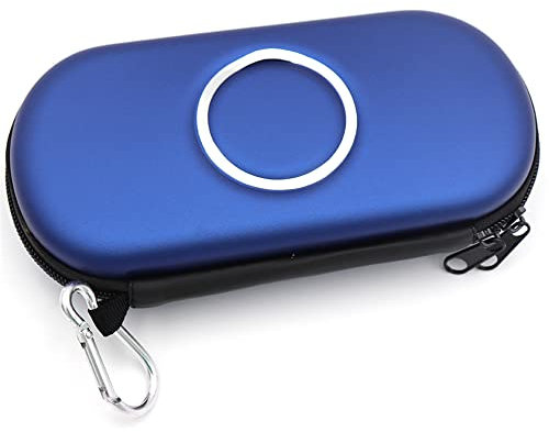 Hart Reisen Tragetasche Hülle für Sony PSP 1000 2000 3000 Schutzhülle Tasche Schutzhülle Spiel Eva Aufbewahrungstasche für PSP 1000 2000 3000 (Blue)