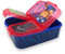 variouss Fiambrera Escolar de 3 Compartimentos, Tapex Sandwichera infantil para almuerzo con licencia oficial (Avenger)
