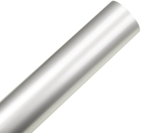 VINYL FROG Permanent Adhesive Vinyl Glossy Self Adhesive Vinyl Roll 12''x10ft Silver Craft Vinyl Easy to Cut & Weed & Transfer for Mug, Cup, Window & Home Deco,and other DIY projects