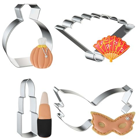 Ausstechformen Ostern Edelstahl Plätzchen Ausstecher Ostern Keksausstecher Oster Ausstechform Osterausstechformen Osterausstecher Osterkekse Plätzchenausstecher, Lippenstift Maske Parfümflasche Fächer