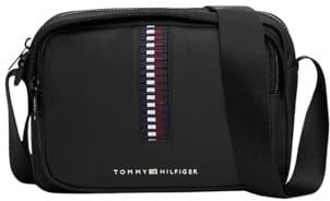 Tommy Hilfiger Herren Umhängetasche Camera Bag Klein, Schwarz (Black), Einheitsgröße