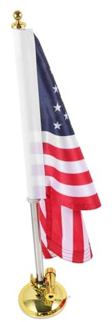 KOMBIUDA 1 Satz Autoparade-Flagge Saugnapf-Stangenhalterung Autofensterfahne Flaggen amerikanische Flagge Fahnenmasthalter mit Saugnapf Autofahnen magnetisch großer Sauger rote Flagge Base