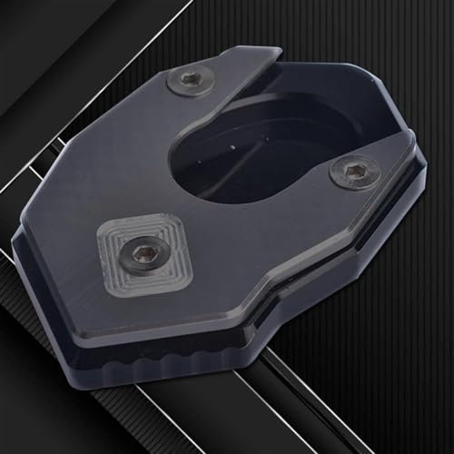 Ständer Motorrad-Ständer Für K&awasaki Z1000/Z1000R 2010–2016 2017 2018 2019 2020 Z 1000 Stützplatte Fußseitenständer-Verlängerungspolster Ständer Vergrößern (Color : Gray Black)