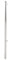 24 Zoll Flaggenmast für Boote, 316 Edelstahl Flaggenmast, Schienenmontage, Marine Flaggenmast, Fahnenmast Hardware für Marine, Boot, Yacht, Gewerblich oder Privat (Kleiner