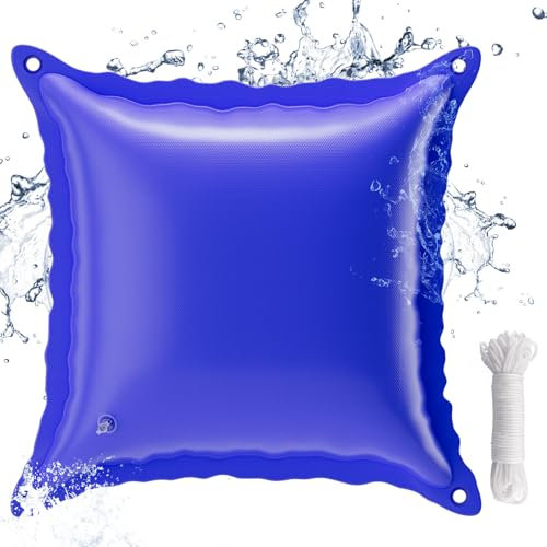 Yomisee Cuscino invernale per piscina, XXL, 120 x 120 cm, per piscina, cuscino invernale