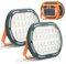 DANCINGBOAR 30W Solar LED Akku Strahler, 2000LM kompakte und wasserdichte LED Baustrahler Akku mit Magnet und 4 Lichtmodi, USB Ladung, für Camping, Werkstatt, Angeln, Outdoor, Notfall (2 Stück)