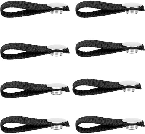 ZAHD 8 Stück Hockeyhelm Kinnriemen Abnehmbare Ersatz Kinnriemen Hockey Helmriemen Hockey Kinnriemen Unter Dem Kinnriemen Eishockey Helm Kinnriemen Hockeyhelm ZubehöR Für Eishockeyausrüstung (8)