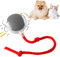 Interaktives Katzenball Spielzeug - Katzenspielzeug Elektrisch mit USB Aufladbar, DREI Arbeitsmodi, 360° Rolling Smart Ball für Katzen und Hunde (Grau)