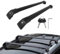LUGIWN Aluminium Dachträger für CRV CR-V 2023 2024,Dachträger Querstange, Abschließbar-DachträGer RelingträGer 90,7 kg Tragfähigkeit,A/Black