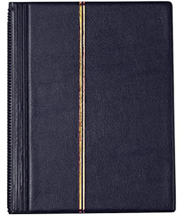 Qianly Briefmarkenalbum 10 Blatt (20 Seiten) Zubehör Displayhalter Friends Collector, Blau