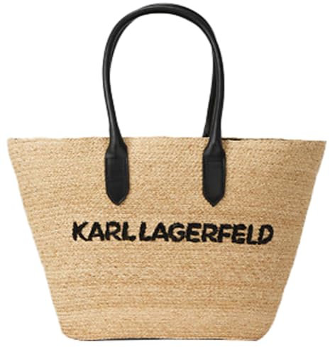 KARL LAGERFELD B.V k/essential large beach bag women beachwear bags natural One Size