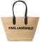 KARL LAGERFELD B.V k/essential large beach bag women beachwear bags natural One Size