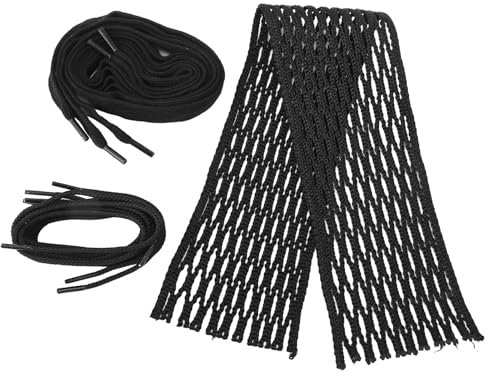 Baxnore Nylon-Lacrosse-Mesh-Saite, verschleißfestes Lacrosse-Mesh-Kit, Lacrosse-Mesh-Stück-Saite, Lacrosse-Mesh-Stück-gewebte Saite als Zubehör