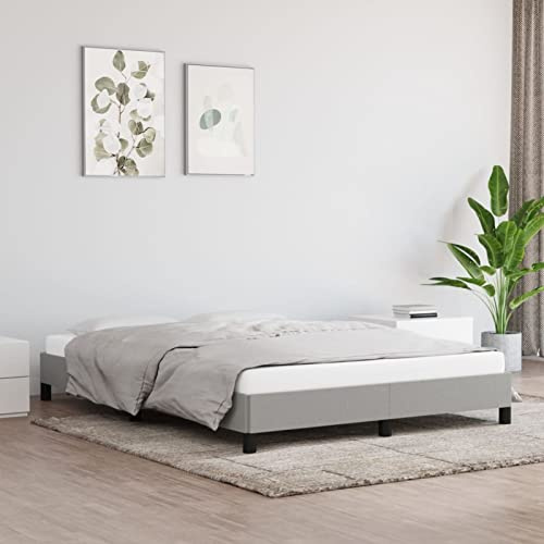 Festnight Bett ohne Kopfteil 140x200 cm Polsterbett Jugendbett Bettgestell Doppelbett Einzelbett Gästebett Bettrahmen Schlafzimmer Bett Jugendzimmer
