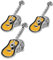Holibanna Retro Gitarre Brosche Pin Emaille Anstecknadel Schmuck Gitarre Abzeichen Für Kleidung Tasche Rucksack