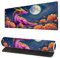 Mouse Pad Moon 39.4x19.7 inch, Extended Large XXL Dragon Mouse Mat Gaming, Non-Slip Rubber Base Desk Pad, Stitched Edges Mousepad, Desk Mat Water-Resistant surface, Improved Precision and Speed J-3