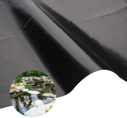 Strapazierfähige 0,12 mm HDPE Teichfolie, reißfeste Dichtungsfolie für den Teichbau, verschiedene Farben, ideal für Garten und Teich