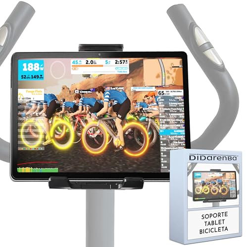 Tablet Halterung Fahrrad hometrainer Heimtrainer gültig für alle auf dem Markt befindlichen Tablet-PCs und alle Arten von Lenkern