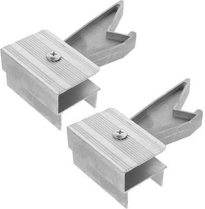 iplusmile 1 Paar Zubehör Für Leitergestelle Endkappen Für Verlängerungsleitern Leiterhandschuhe Für Schiebeleitern Sprossenverriegelungssatz Leiterhaken Für Das Dach Silver Aluminium