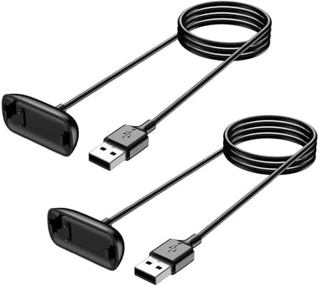 Meliya USB A Charger Cable Compatible with Fitbit Inspire 3 Fitness Tracker (2 Pack, 3.3ft)